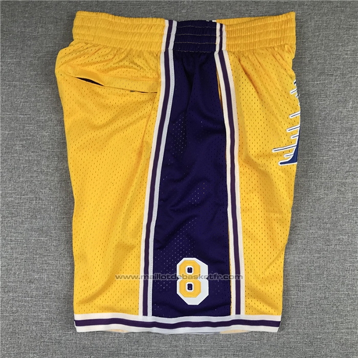 Short Los Angeles Lakers Kobe Bryant Just Don Jaune